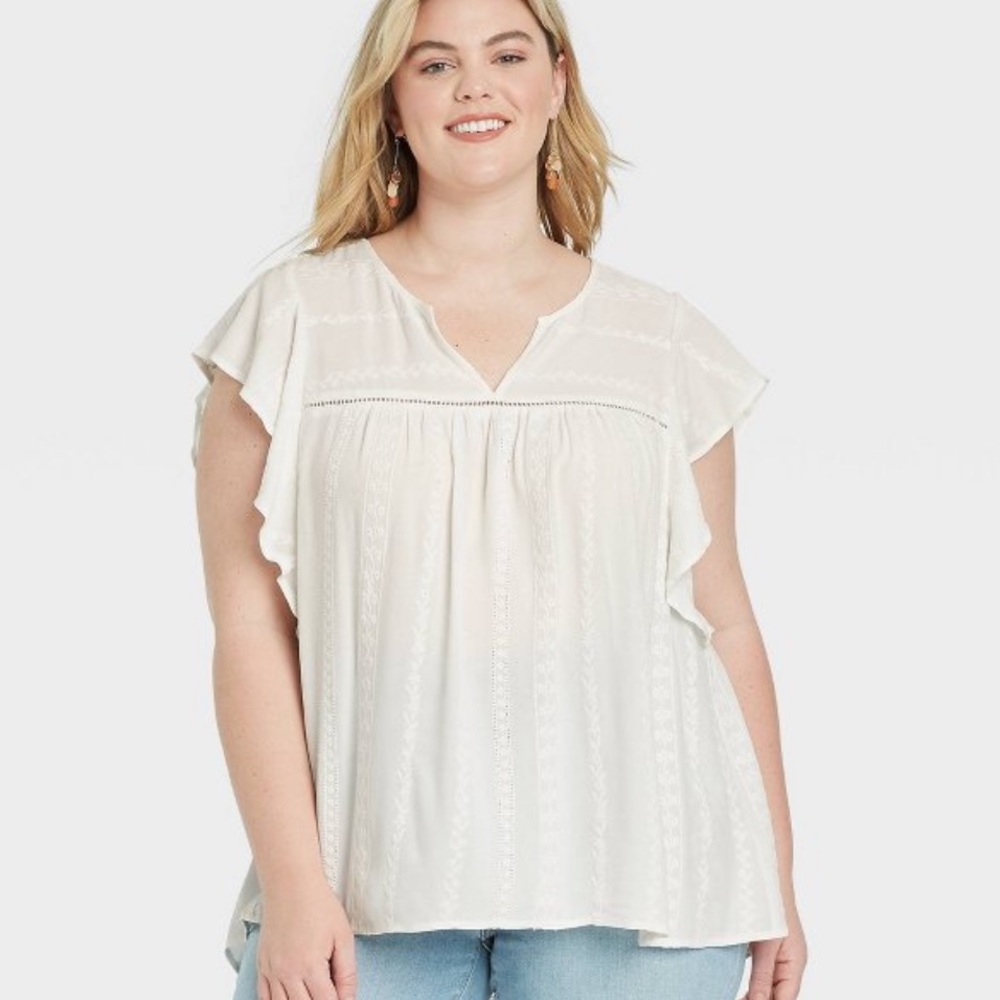 Flutter Short Sleeve Top